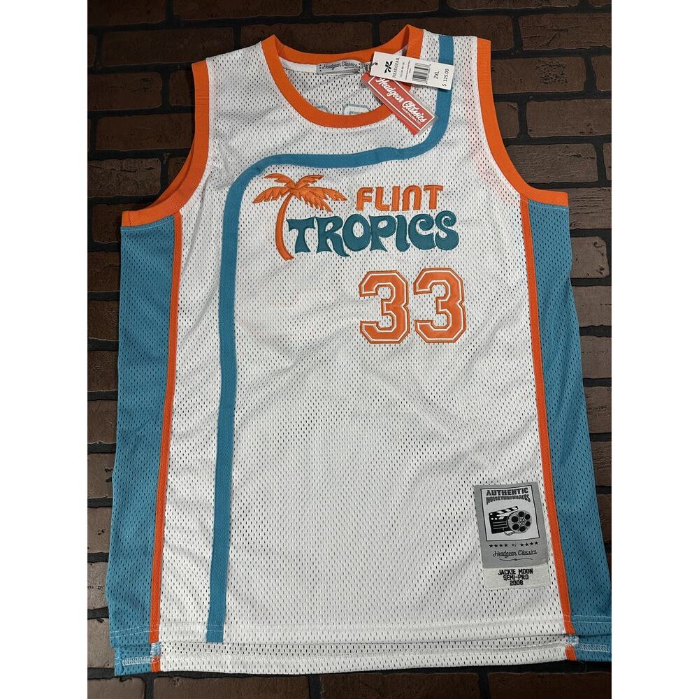SEMI-PRO Flint Tropics Basketball Jersey~Never Worn~M‎ L XL 2XL